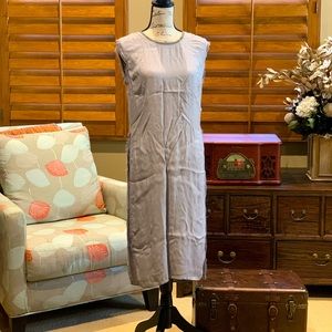 Gray silk Tee